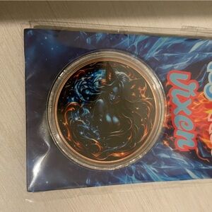 Vixen Blue and Orange Coaster